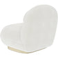 Bouclé fabric upholstered armchair - Larry - gallery 9