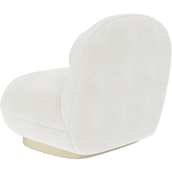 Bouclé fabric upholstered armchair - Larry - gallery 9