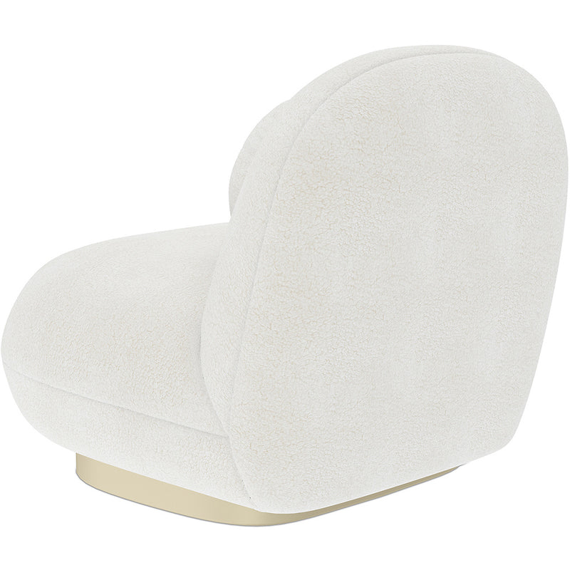 Bouclé fabric upholstered armchair - Larry - gallery 9