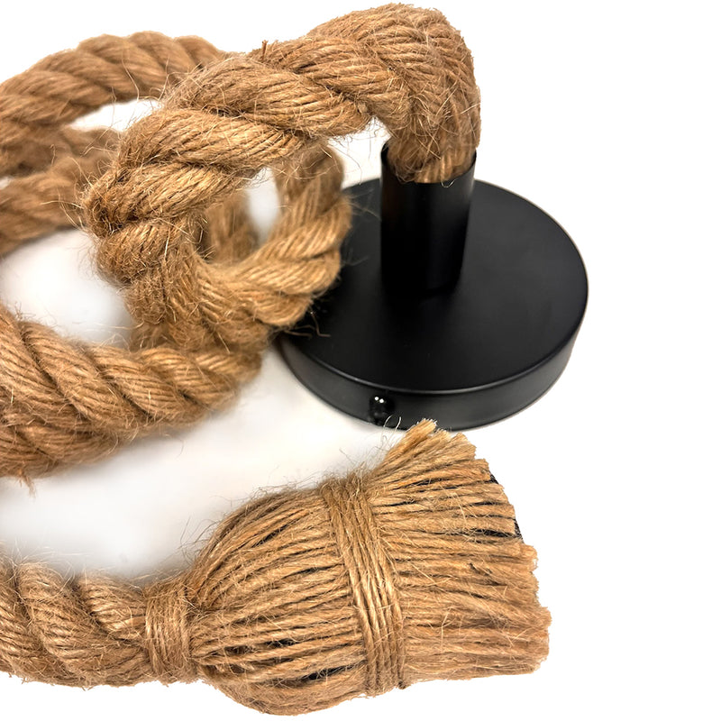 Câble en Corde pour Lampe Suspendue - Style Boho Industriel - Bamba