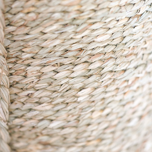 Natural Fiber Basket with Handles - 30x30CM - Taral - gallery 4