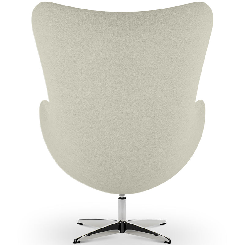 Armchair with armrests - Upholstered in Boucle Fabric - Brave