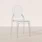 Pack of 4 Dining Chairs Transparent - Estilo Victoria - gallery 5