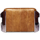 Divano di design Churchill Lounge 2 posti in pelle e acciaio inossidabile