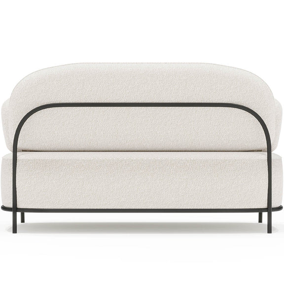 2/3-Seater Sofa - Upholstered in Bouclé Fabric - Baman - gallery 6