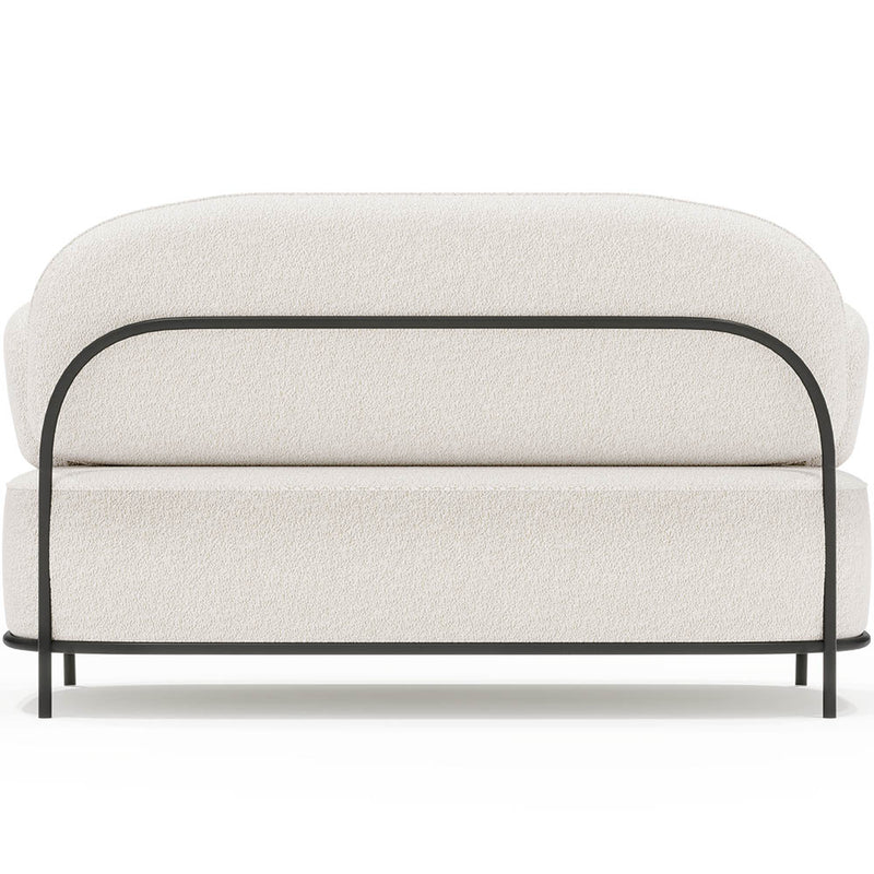 2/3-Seater Sofa - Upholstered in Bouclé Fabric - Baman - gallery 6