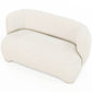 2/3 Seater Sofa - Upholstered in Bouclé Fabric - Magnolia - gallery 6