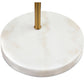 Modern Gold Floor Lamp in Metal and Marble – Quely