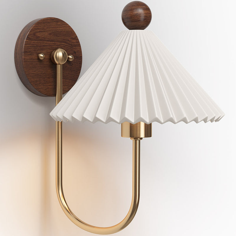 Wall Lamp Aged Gold - Vintage Wall Sconce - Rubi