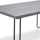 Table à manger rectangulaire - Style industriel - Bois et métal - 120cm - Hairpin
