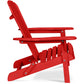 Chaise d'extérieur en bois avec accoudoirs - Chaise de jardin Adirondack - Adirondack