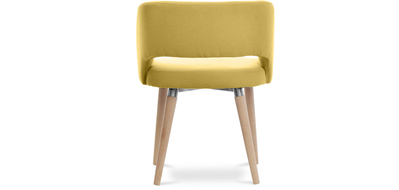 Sedia imbottita in stile scandinavo Ryden - Tessuto