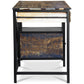 Wooden Desk with Drawers - Industrial Design - Nashville
