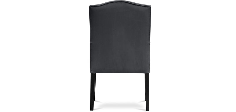 Silla de comedor Charlotte de estilo barroco - Terciopelo