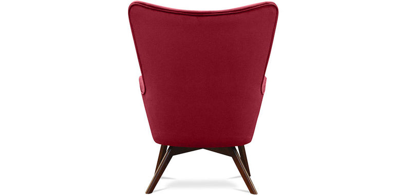 Sillón Jensen de estilo escandinavo - Terciopelo