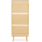 Buffet en Bois - Design Scandinave - 4 compartiments - Roin