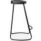 Barstol - Industriell design - Tre og metall - 76 cm - Aiyana