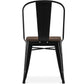 Dining chair - Industrial design - Wood and steel - Stylix