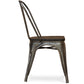 Spisestuestol - Industriell design - Tre og stål - Ny utgave - Stylix