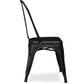 Sedia da pranzo in acciaio - Design industriale - Stylix