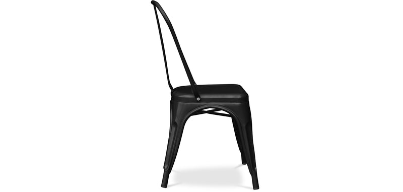 Sedia da pranzo in acciaio - Design industriale - Stylix