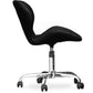 Chaise de bureau à roulettes - Chaise de bureau pivotante - Tapissée en simili cuir - Wito