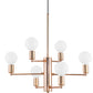 Gouden plafondlamp - Hanglamp kroonluchter - Kande