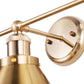 Vintage Gold Wall Sconce - 3 Lamps - Remir