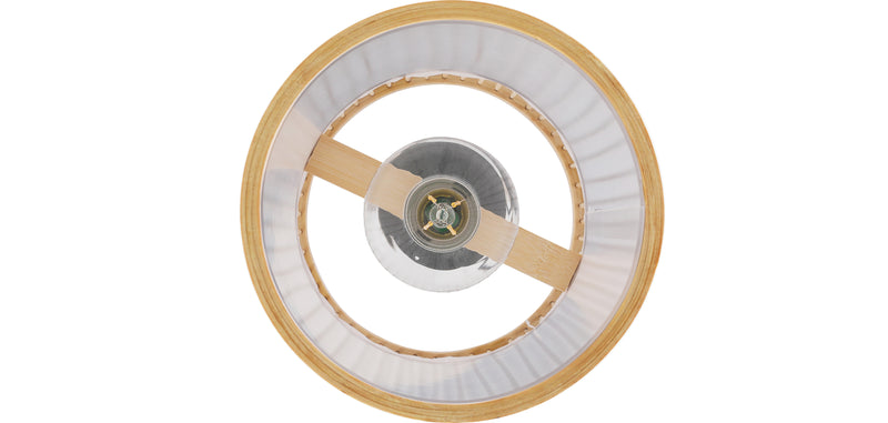 Lustre de plafond en bambou - Suspension de style Boho Bali - Lawan