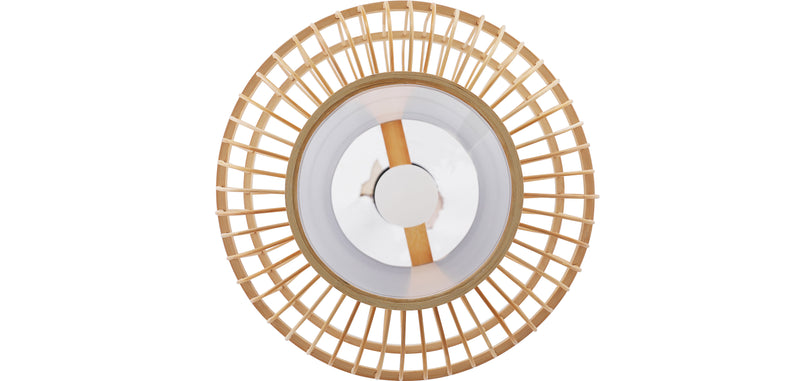 Designerska lampa sufitowa boho z bambusa