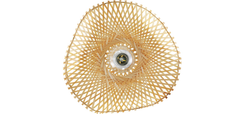 Lustre de plafond en bambou - Suspension de style Boho Bali - Noila