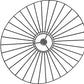 Lampa sufitowa - lampa wisząca design Pamela - 80cm - pionowa