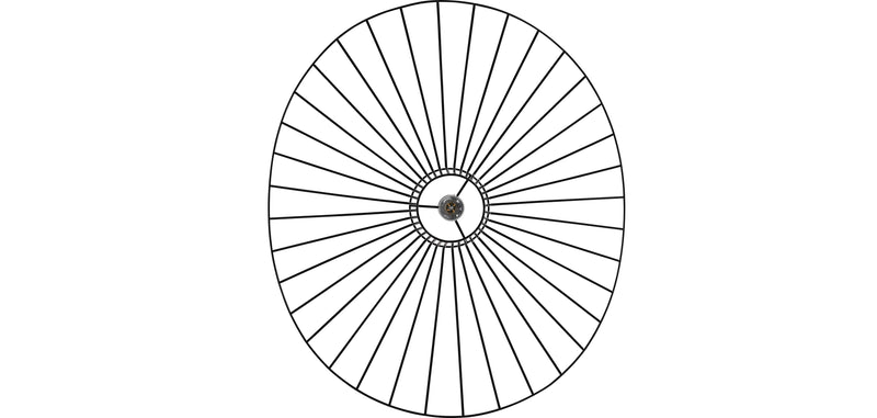 Lampe de Plafond - Lampe Suspendue Design Pamela - 100cm - Vertical