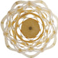 Lampa sufitowa z drewna - Lampa wisząca w stylu Boho Bali - Aura