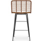 Tabouret de bar en osier - Boho Bali Design -65cm - Catori