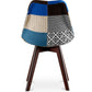 Dining Room Chair - Patchwork Upholstery - Pixi