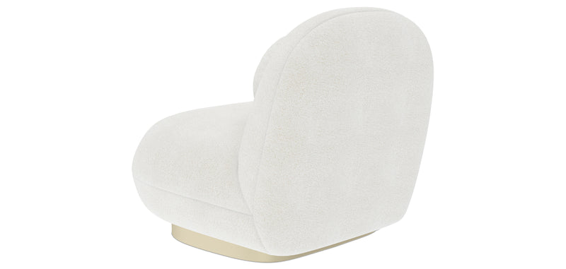 Bouclé fabric upholstered armchair - Larry - gallery 11