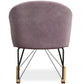 Fauteuil à bascule rembourré en velours - Freia