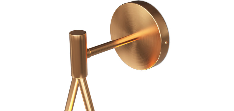 Gold Wall Lamp - Globe - Tear