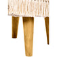 Pouf sgabello stile boho Bali, cotone - Debra