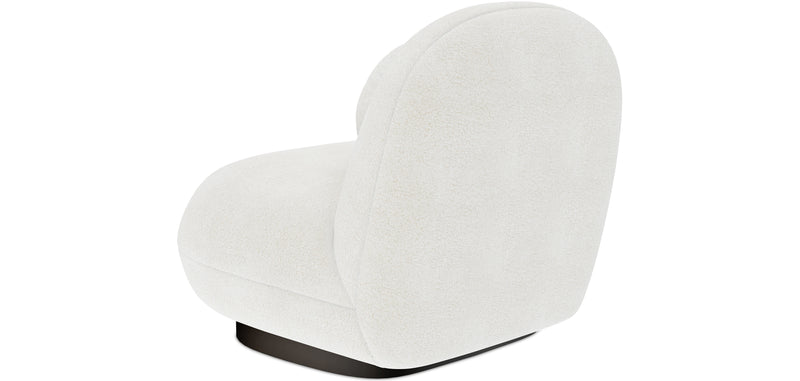 Armchair Upholstered in Boucle Fabric - Larry - gallery 9