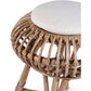 Banco de bar em rattan - Estilo Boho Bali - Lera