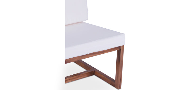 Chaise longue en bois - Chaise design style Boho Bali - Glan