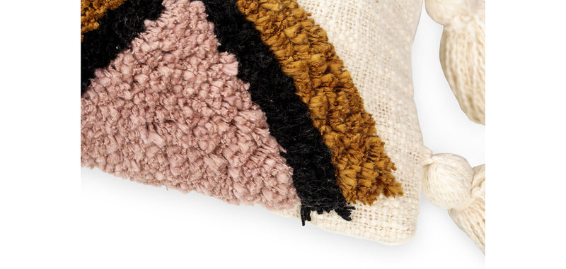 Coussin de style boho Bali - Housse et Rembourrage inclus - Aurelia