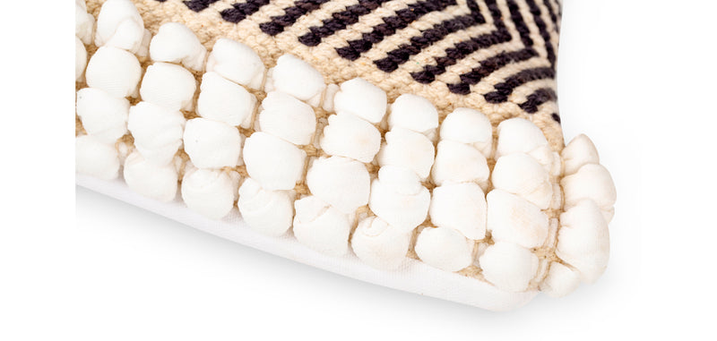 Coussin de style boho Bali - Housse et Rembourrage inclus -Sabrina