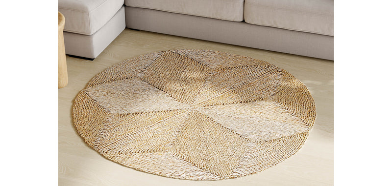 Tapis rond en jute - Boho Bali - 100 CM - Gabba