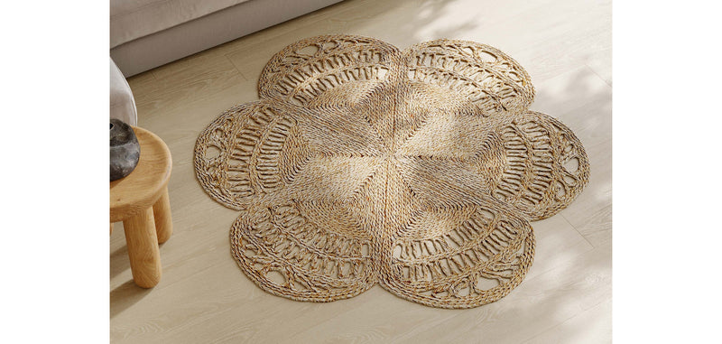 Tapis rond en jute - Boho Bali - 150 CM - Niluh