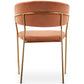 Chaise de salle à manger - Revêtue de velours - Gruna