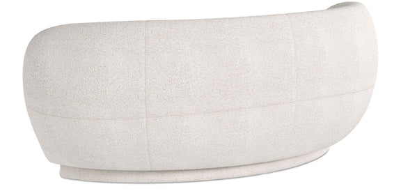 Curved Sofa - 3 Seater - Boucle Fabric - Curvy - gallery 8