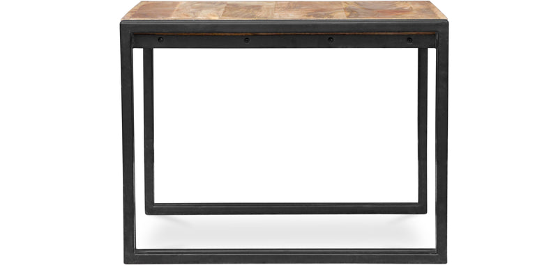 Petite table basse en bois - Design industriel vintage - Onawa